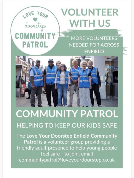 Enfield Council & Love Your Doorstep’s Community Patrol Join Forces to Strengthen Community Safety Across Enfield