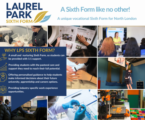 A new unique vocational Sixth Form at Laurel Park School