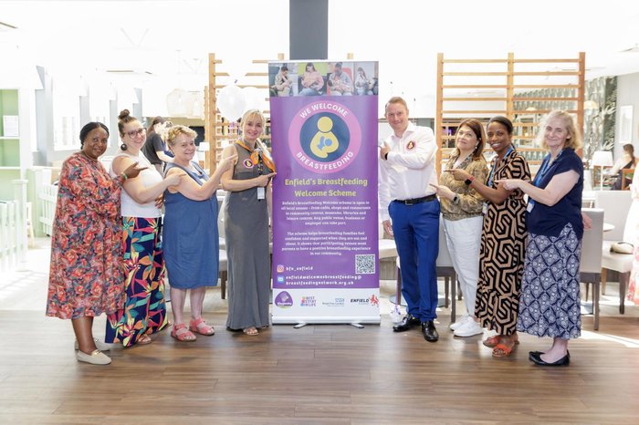 Breastfeeding Welcome Scheme launched in Enfield